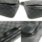 Louis Vuitton Shoulder Bag Daniel Damier Graphite Canvas Black — view 6