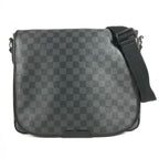 Louis Vuitton Shoulder Bag Daniel Damier Graphite Canvas Black