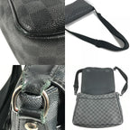 Louis Vuitton Shoulder Bag Daniel Damier Graphite Canvas Black — view 7