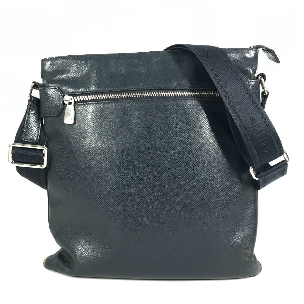 Louis Vuitton Shoulder Bag Sasha Taiga Leather Boreal Navy