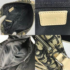 Dior Shoulder Bag Trotter Logo No2 Canvas Suede Black — view 9