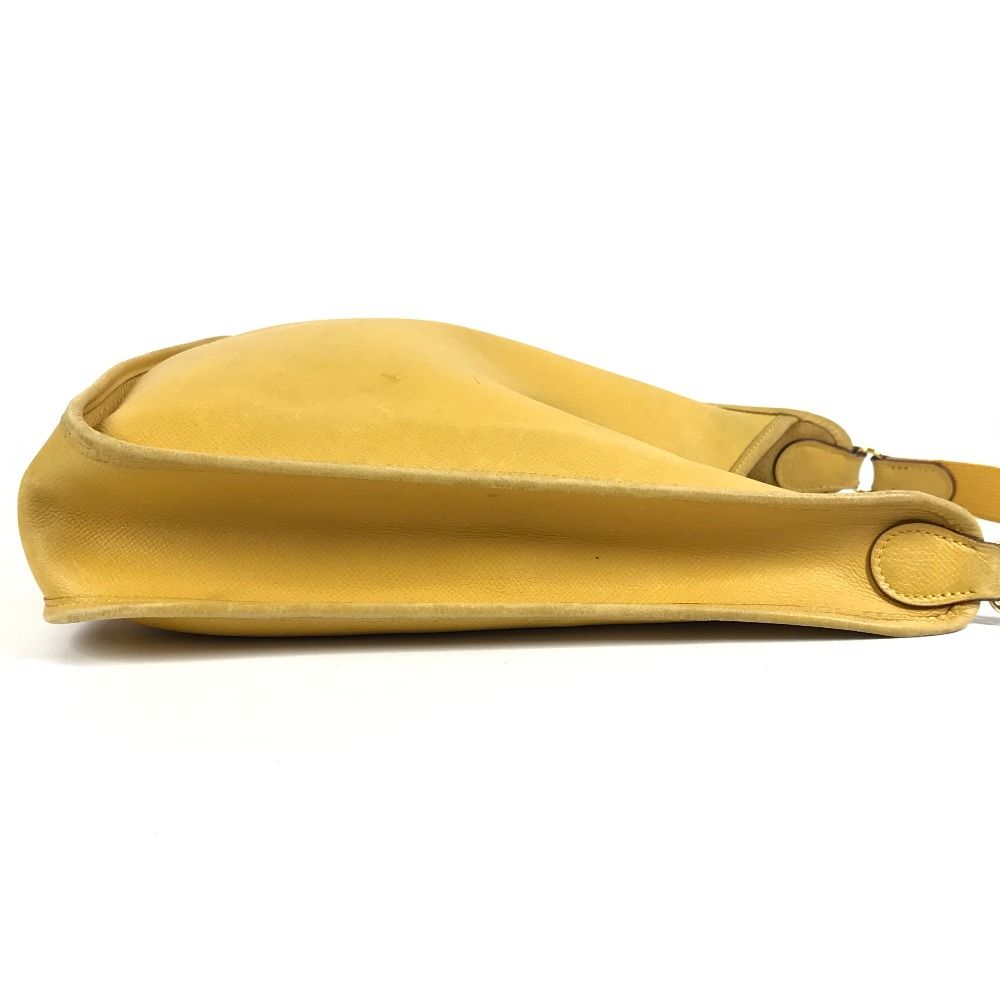 Hermes Shoulder Bag Velpa PM Vespa PM Leather Yellow — view 3