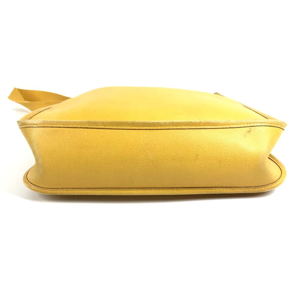 Hermes Shoulder Bag Velpa PM Vespa PM Leather Yellow — view 5