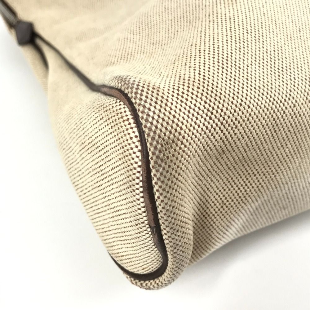 Hermes Tote Sac Eve GM Leather Canvas Beige — view 7