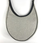 Hermes Shoulder Bag Sac Luco Leather Canvas Navy — view 4
