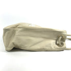 Chanel Shoulder Bag Camellia Logo Leather Beige — view 3