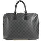 Louis Vuitton Business Bag Porte Documents Jour Pdj Damier Graphite Canvas Black — view 2