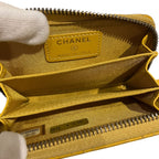 Chanel Quilted Bias Stitch Card Case Leather — view 3