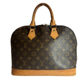 Louis Vuitton Alma Monogram Handbag Canvas