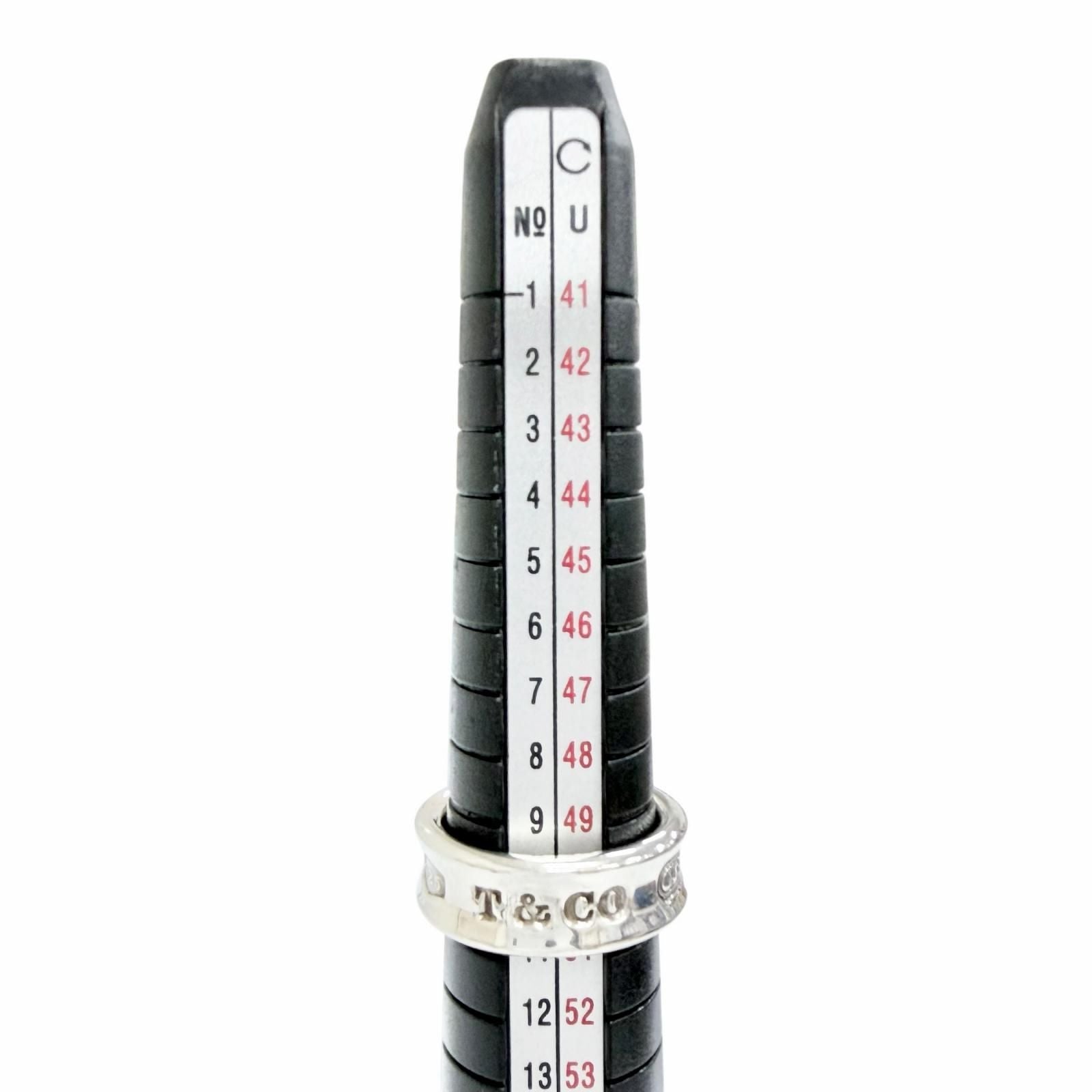 Tiffany & Co Narrow Ring 925 Silver Recommended — view 8