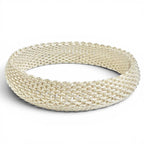 Tiffany & Co Somerset 925 Mesh Bangle Bracelet Silver Recommended — view 2