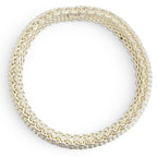 Tiffany & Co Somerset 925 Mesh Bangle Bracelet Silver Recommended — view 3