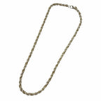 Tiffany & Co 750 Twist Chain Screw Necklace Silver Gold — view 3