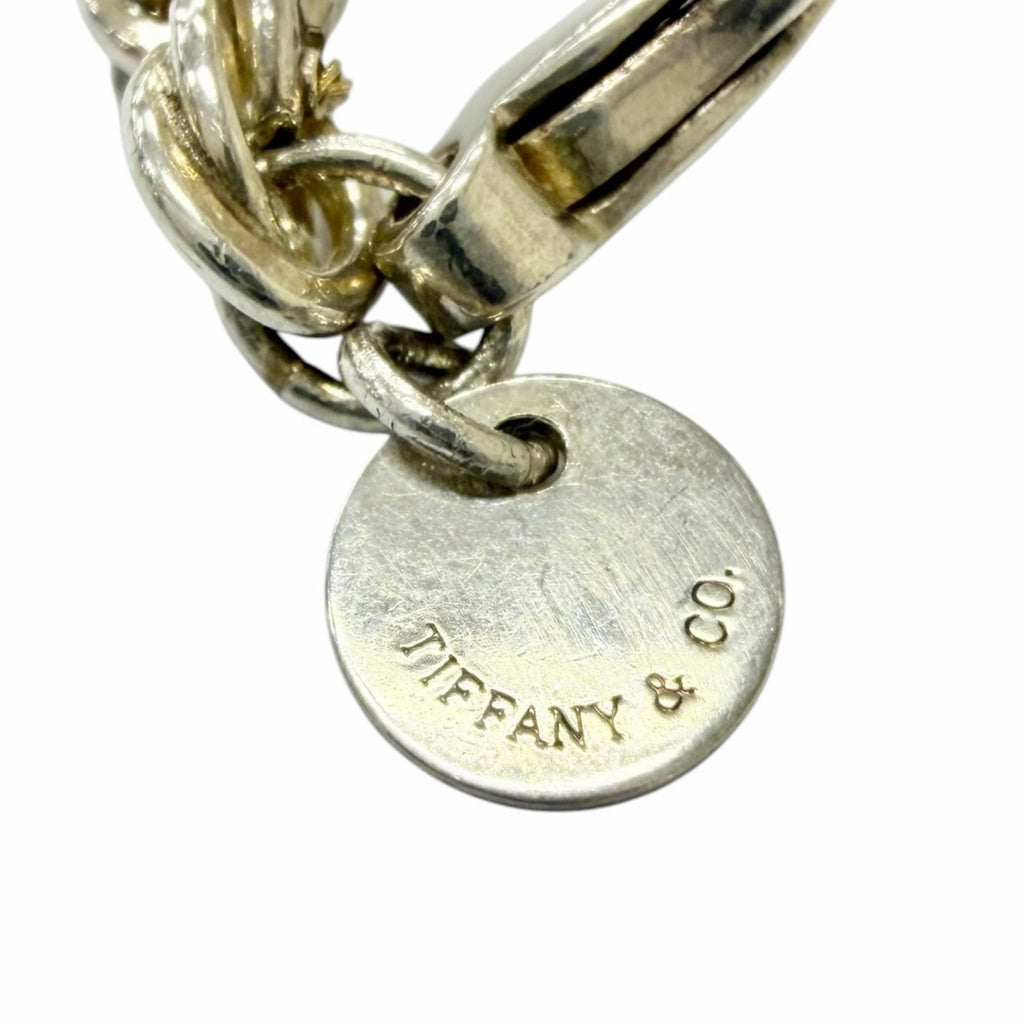 Tiffany & Co 750 Twist Chain Screw Necklace Silver Gold — view 6
