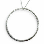 Tiffany & Co Vintage Paloma Picasso Circle Necklace 925 Pendant Silver
