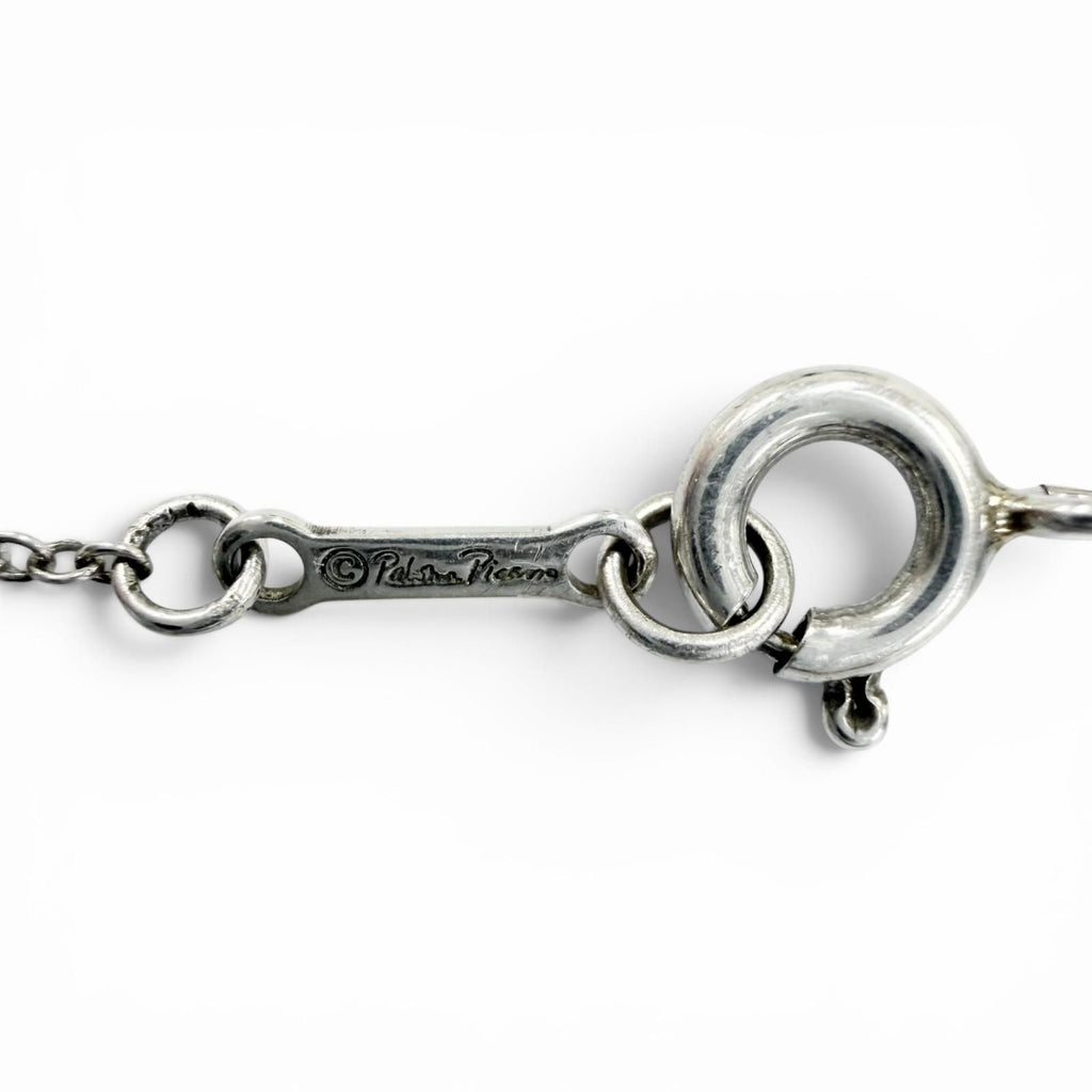 Tiffany & Co Vintage Paloma Picasso Circle Necklace 925 Pendant Silver — view 7
