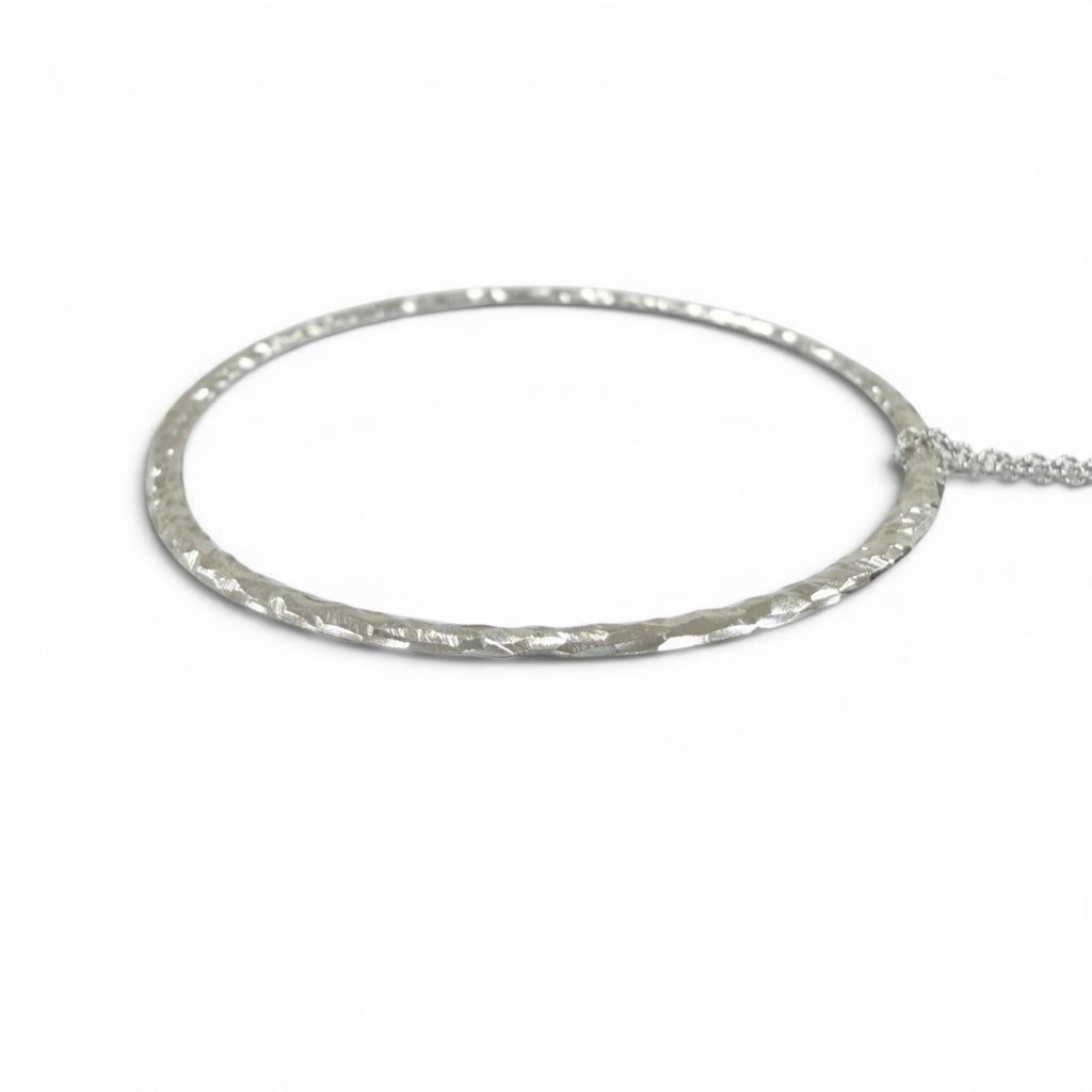 Tiffany & Co Vintage Paloma Picasso Circle Necklace 925 Pendant Silver — view 4