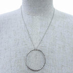 Tiffany & Co Vintage Paloma Picasso Circle Necklace 925 Pendant Silver — view 3