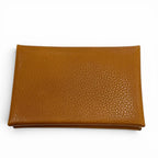 Hermes Calvi Veau Epsom Gold Bifold Coin Case Card