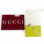 Gucci GG Marmont Double Leather Key Case Key Ring Coin Light Green Key Holder — view 2