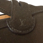 Louis Vuitton Sorbonne Loafers Suede Leather Goodyear Flex Moccasins Charcoal 8 — view 7