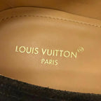 Louis Vuitton Sorbonne Loafers Suede Leather Goodyear Flex Moccasins Charcoal 8 — view 8