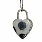 Tiffany & Co Return to Heart Lock Necklace 925 Pendant Silver — view 5