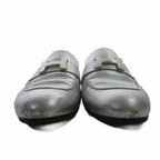 Hermes Constance Trocadero Mules Metallic Semelle Cuir 34 Silver — view 3