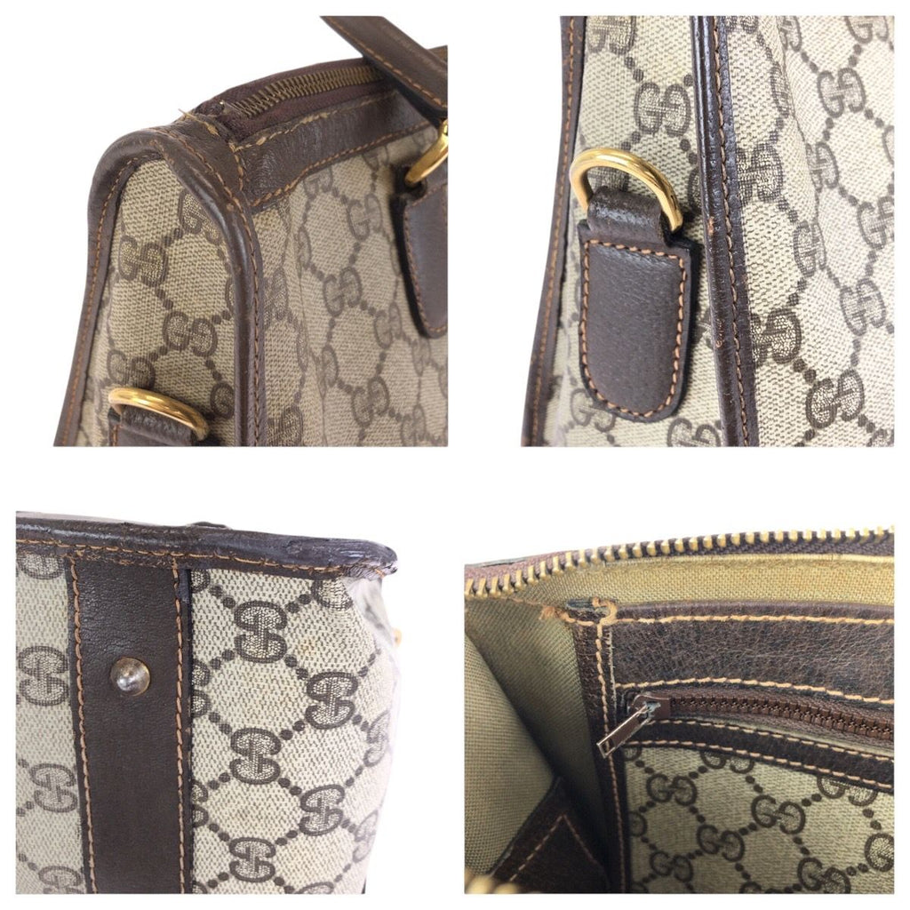 Gucci Sherry Line Beige Brown Gold 24 Tote — view 6