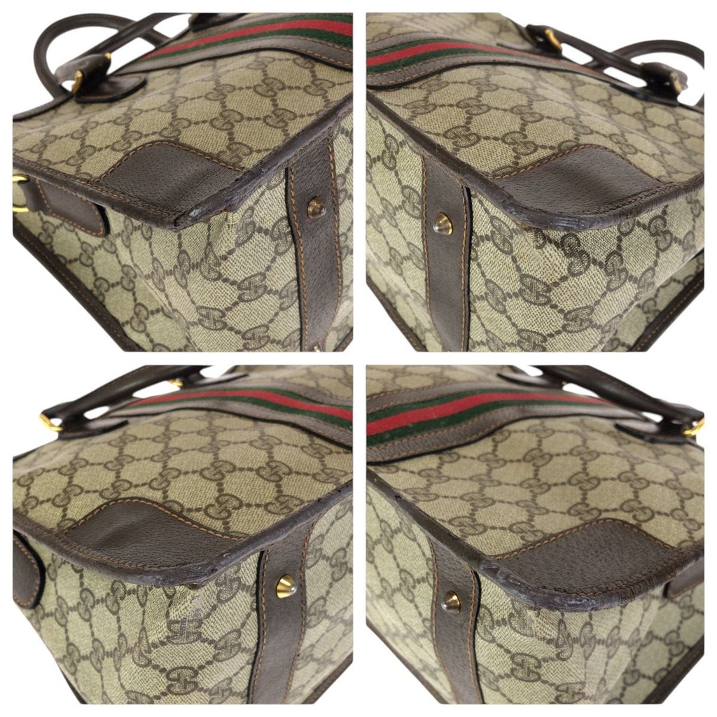 Gucci Sherry Line Beige Brown Gold 24 Tote — view 3
