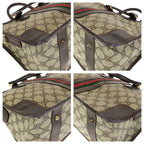 Gucci Sherry Line Beige Brown Gold 24 Tote — view 3