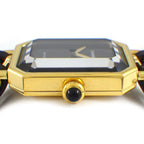 Chanel Watch Premier M Octagonal Black Dial Chain Breath Leather — view 2