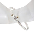 Tiffany & Co 925 750 Hook Eye Bangle Bracelet