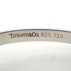 Tiffany & Co 925 750 Hook Eye Bangle Bracelet — view 7