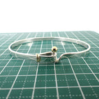 Tiffany & Co 925 750 Hook Eye Bangle Bracelet — view 8