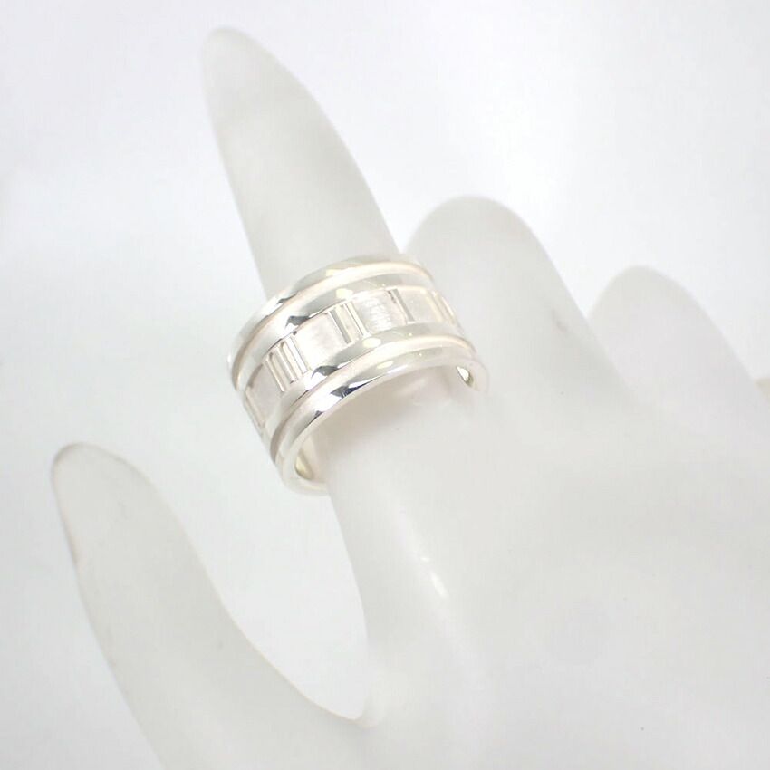 Tiffany & Co 925 Atlas Wide Ring — view 7