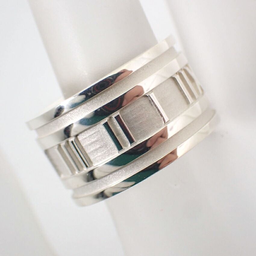 Tiffany & Co 925 Atlas Wide Ring — view 5