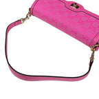 Gucci Mini Shoulder Bag Luce Bag GG Canvas Pink — view 7
