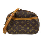 Louis Vuitton Monogram Shoulder Bag Canvas Brown