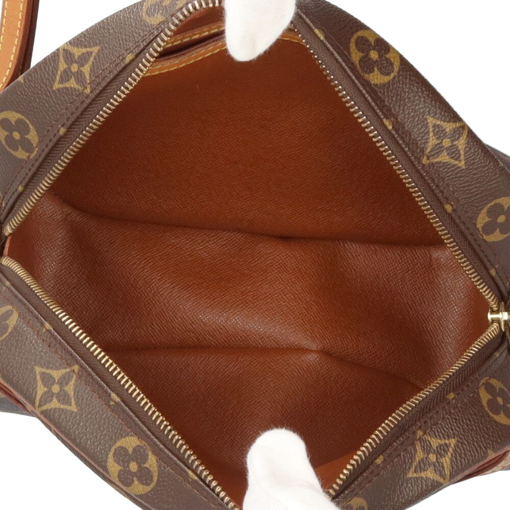 Louis Vuitton Monogram Shoulder Bag Canvas Brown — view 6