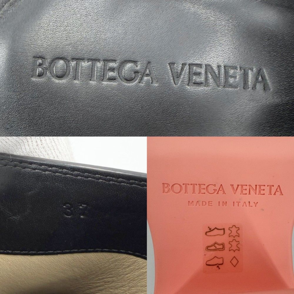 Bottega Veneta Sandals Flash Pump Volume Sole Shoes 37 Rubber Leather — view 6