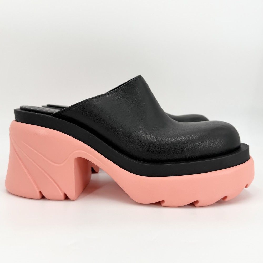Bottega Veneta Sandals Flash Pump Volume Sole Shoes 37 Rubber Leather — view 2