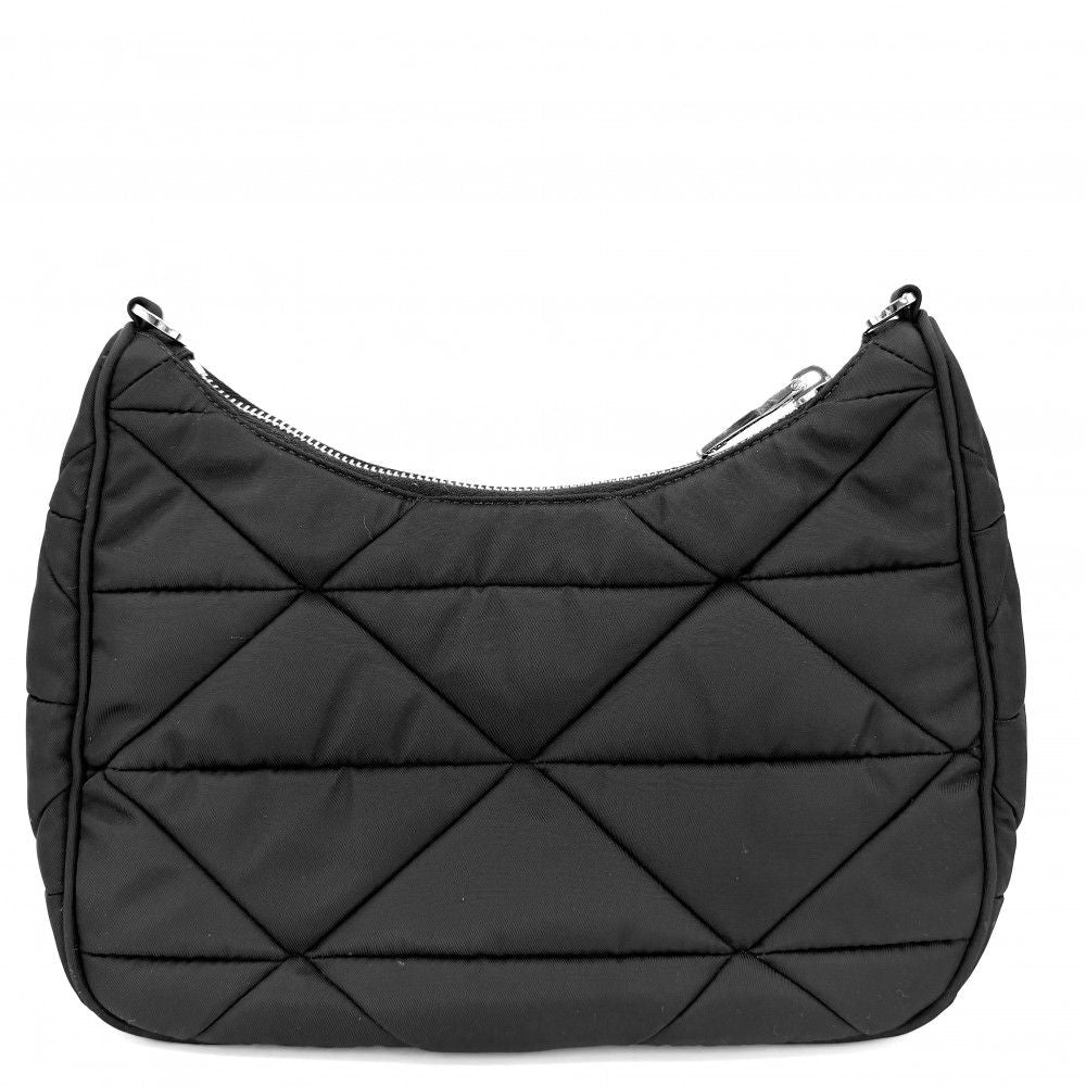Prada Shoulder Bag Padded Re-Nylon Bag Crossbody Triangle Logo Nylon Black — view 2