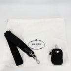 Prada Shoulder Bag Padded Re-Nylon Bag Crossbody Triangle Logo Nylon Black — view 8