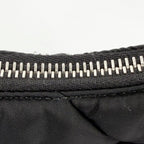 Prada Shoulder Bag Padded Re-Nylon Bag Crossbody Triangle Logo Nylon Black — view 6