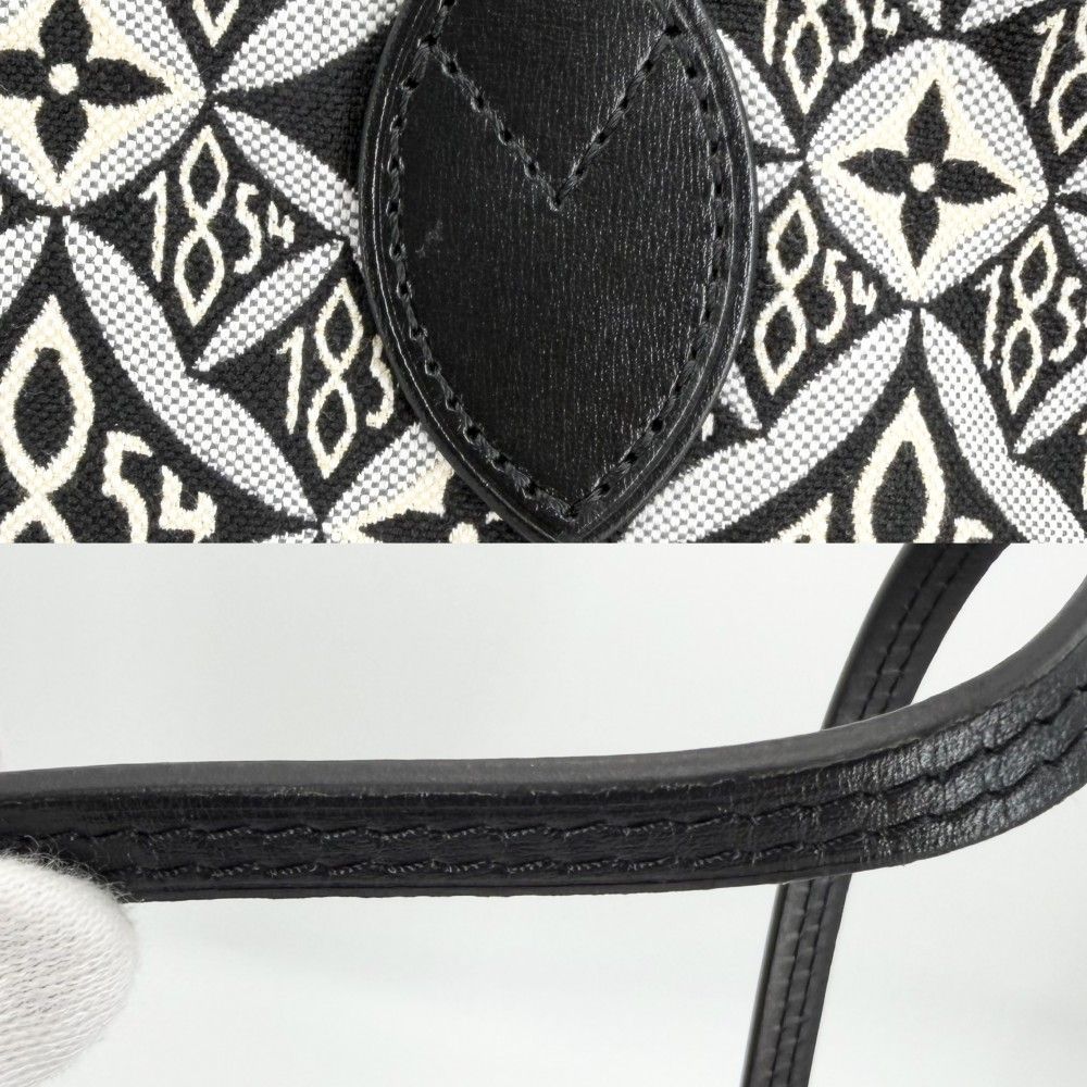 Louis Vuitton Tote Monogram Jacquard Since Neverfull Handbag Shoulder Canvas — view 7