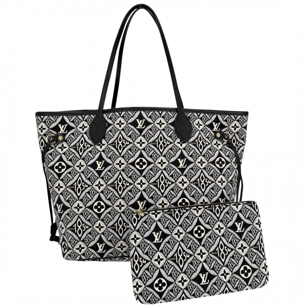 Louis Vuitton Tote Monogram Jacquard Since Neverfull Handbag Shoulder Canvas