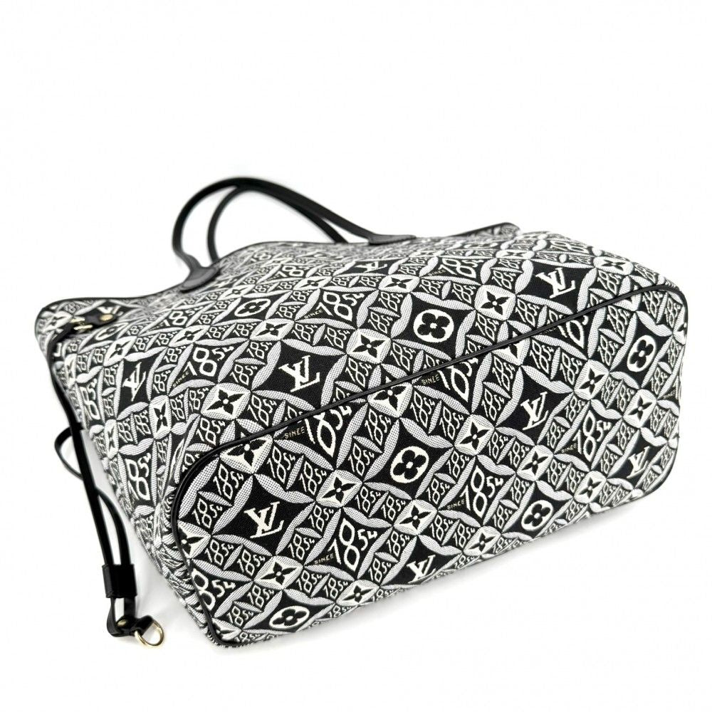 Louis Vuitton Tote Monogram Jacquard Since Neverfull Handbag Shoulder Canvas — view 3