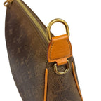 Louis Vuitton Pochette XL Monogram Shoulder Bag Brown — view 8