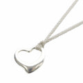 Tiffany & Co Elsa Peretti Open Heart Pendant 925 Sterling Silver